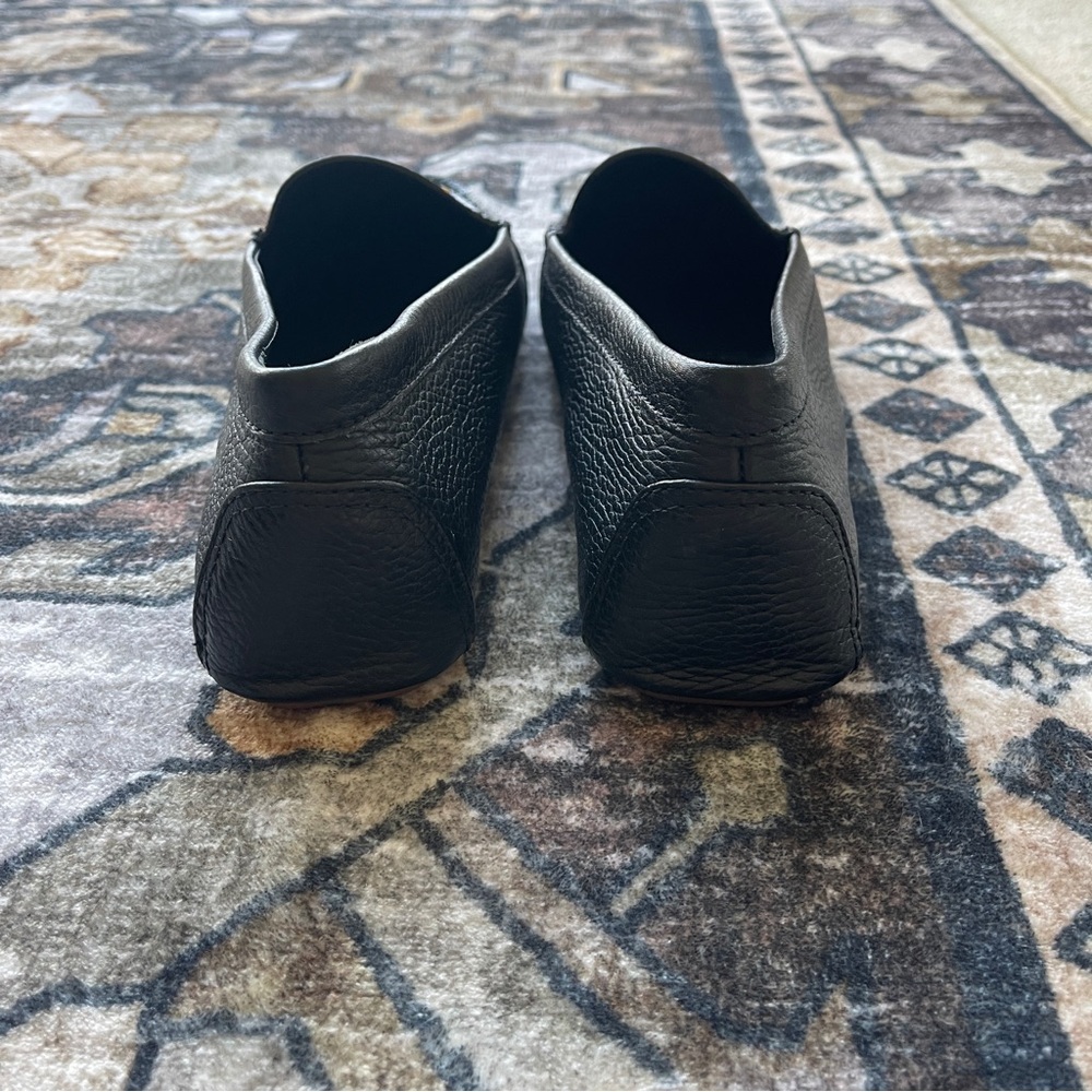 NWOB Tory Burch Everly Driver Black Loafers Leather - Picture 3 of 6
